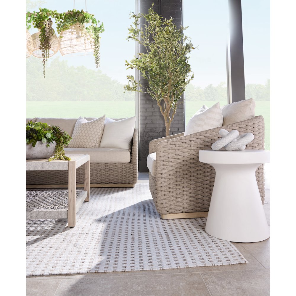 Woven - Outdoor  Transitional Caspian Outdoor Sofa Chair