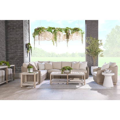 Woven - Outdoor  Transitional Caspian Outdoor Sofa Chair
