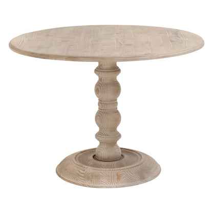 Bella Antique Transitional Chelsea 42" Round Dining Table