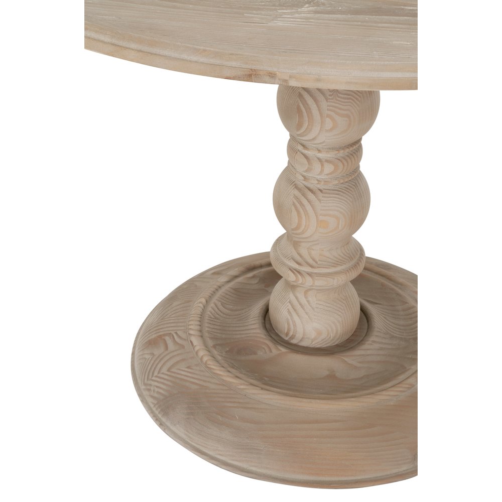 Bella Antique Transitional Chelsea 42" Round Dining Table