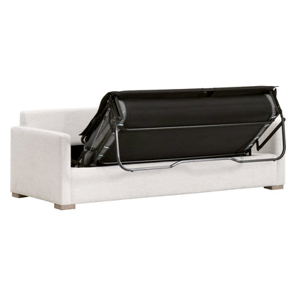 Stitch & Hand - Upholstery Transitional Clara 86" Slim Arm Queen Sleeper Sofa