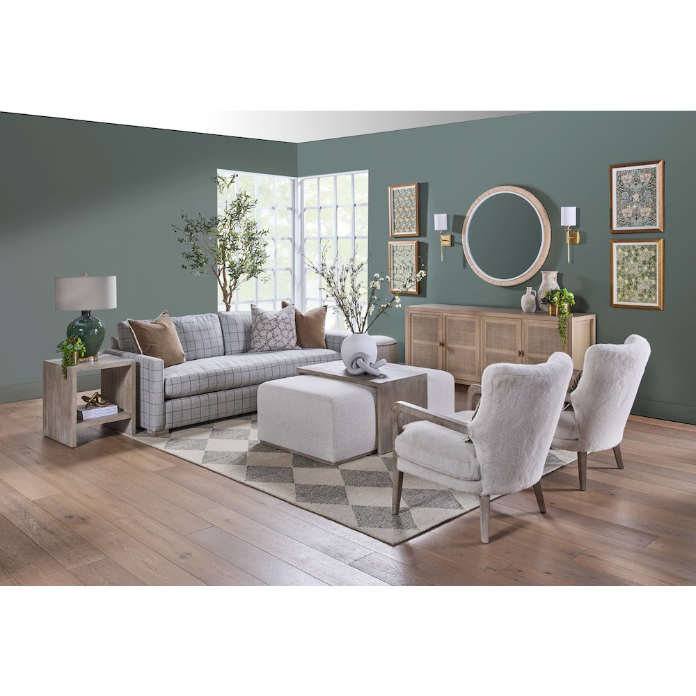 Stitch & Hand - Upholstery Transitional Clara 86" Slim Arm Sofa