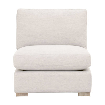 Stitch & Hand - Upholstery Transitional Clara Modular 1-Seat Armless Chair