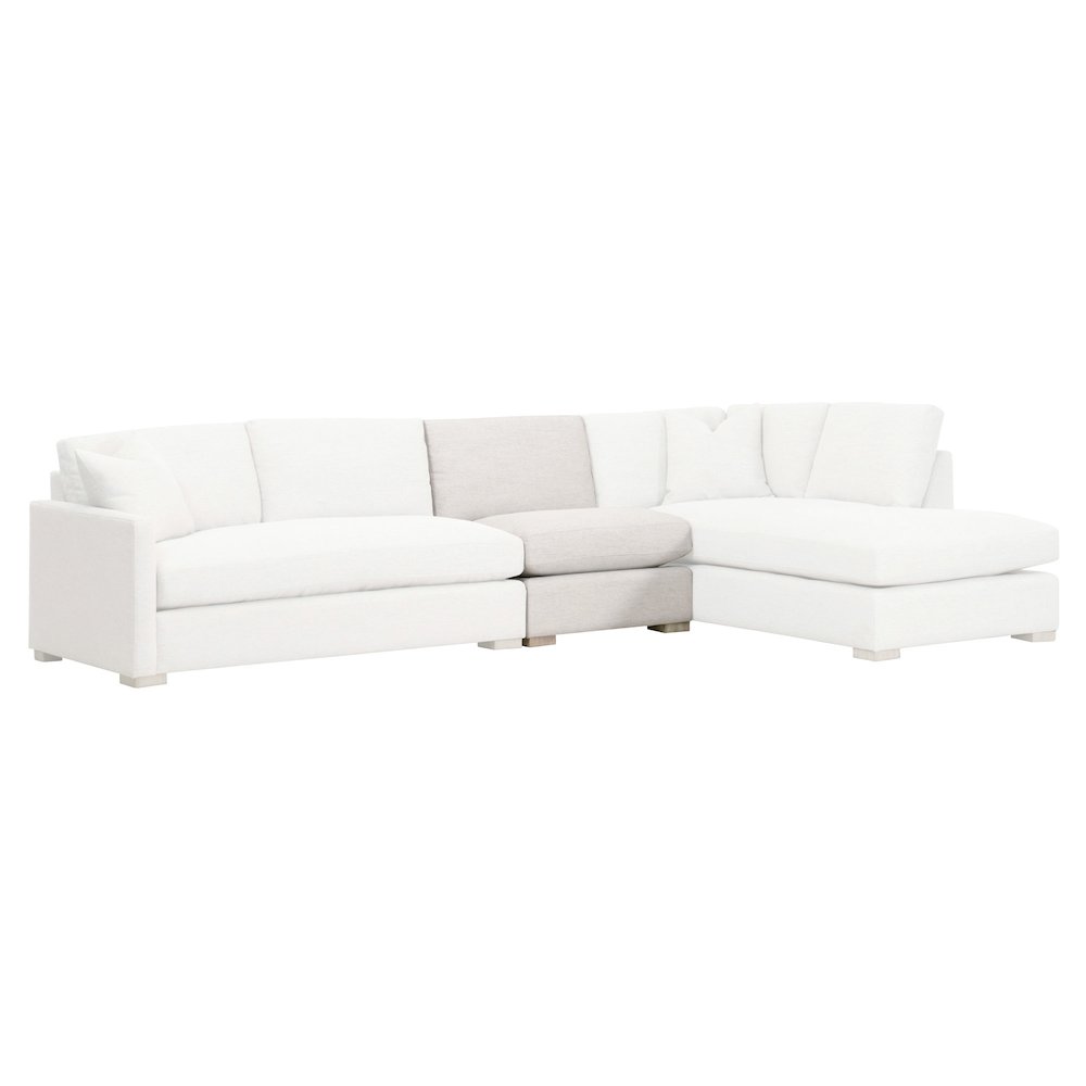 Stitch & Hand - Upholstery Transitional Clara Modular 1-Seat Armless Chair