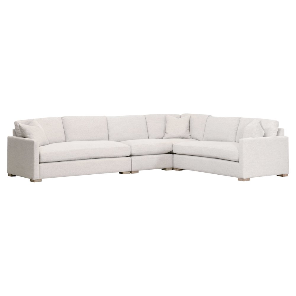 Stitch & Hand - Upholstery Transitional Clara Modular 1-Seat Armless Chair