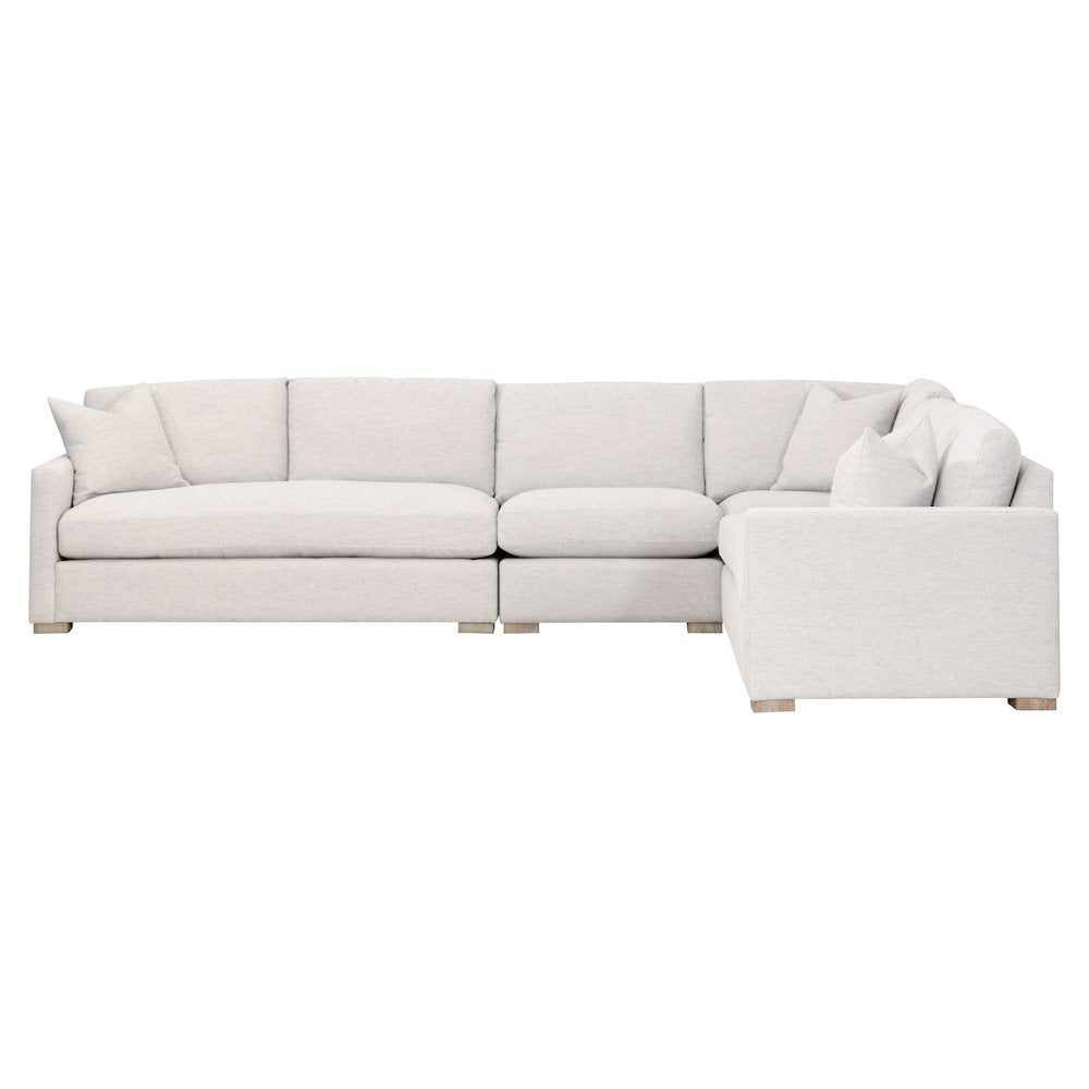 Stitch & Hand - Upholstery Transitional Clara Modular 1-Seat Armless Chair