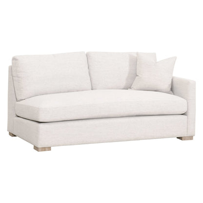 Stitch & Hand - Upholstery Transitional Clara Modular 2-Seat Right Slim Arm Sofa