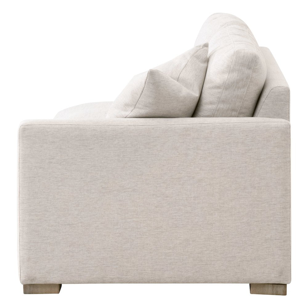 Stitch & Hand - Upholstery Transitional Clara Modular 2-Seat Right Slim Arm Sofa