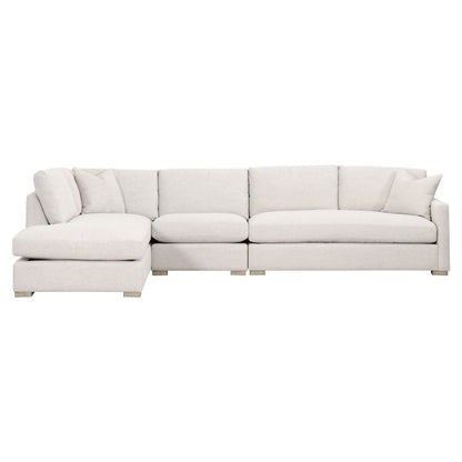 Stitch & Hand - Upholstery Transitional Clara Modular 2-Seat Right Slim Arm Sofa