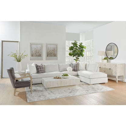 Stitch & Hand - Upholstery Transitional Clara Modular Right-Facing Chaise