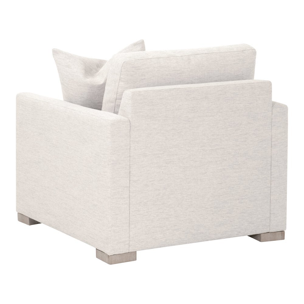 Stitch & Hand - Upholstery Transitional Clara Slim Arm Sofa Chair