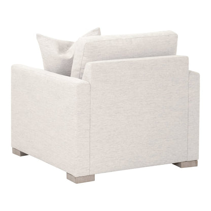 Stitch & Hand - Upholstery Transitional Clara Slim Arm Sofa Chair