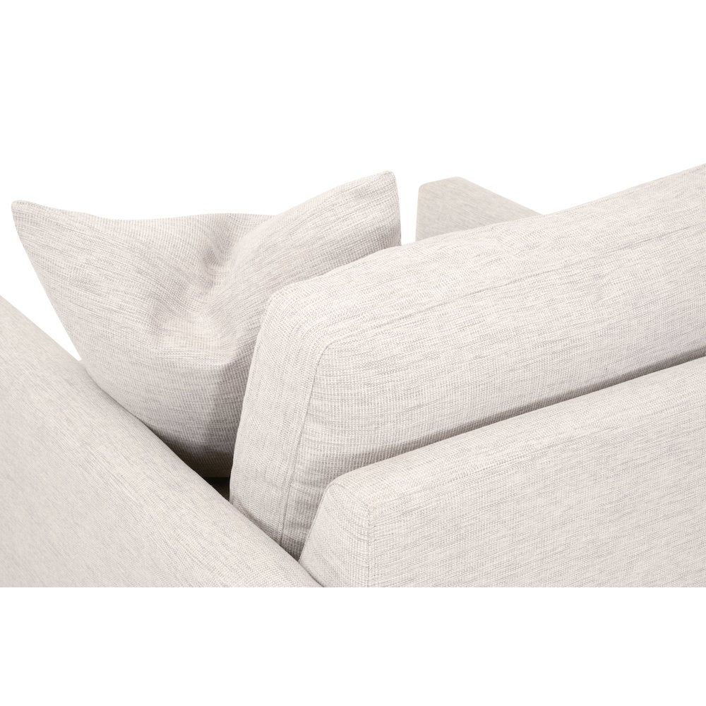 Stitch & Hand - Upholstery Transitional Clara Slim Arm Sofa Chair