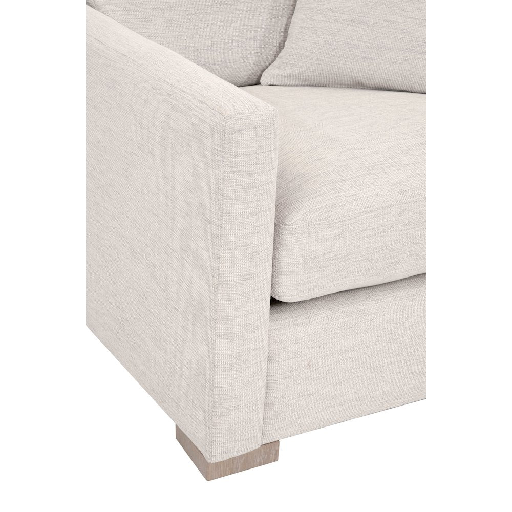 Stitch & Hand - Upholstery Transitional Clara Slim Arm Sofa Chair