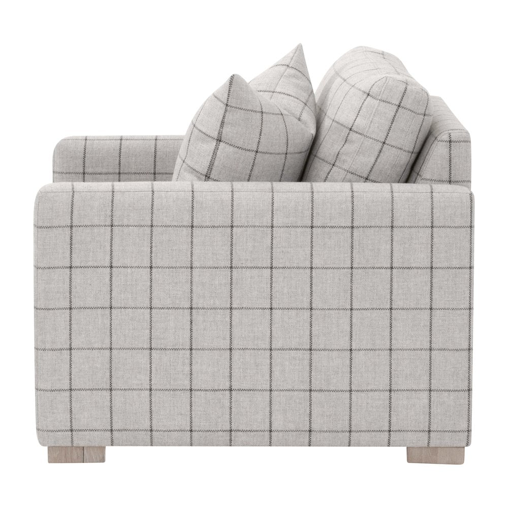Stitch & Hand - Upholstery Transitional Clara Slim Arm Sofa Chair