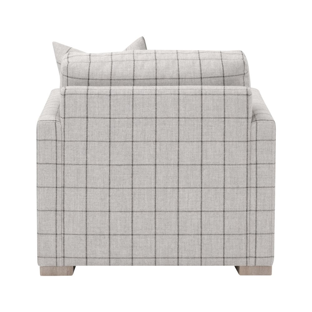 Stitch & Hand - Upholstery Transitional Clara Slim Arm Sofa Chair
