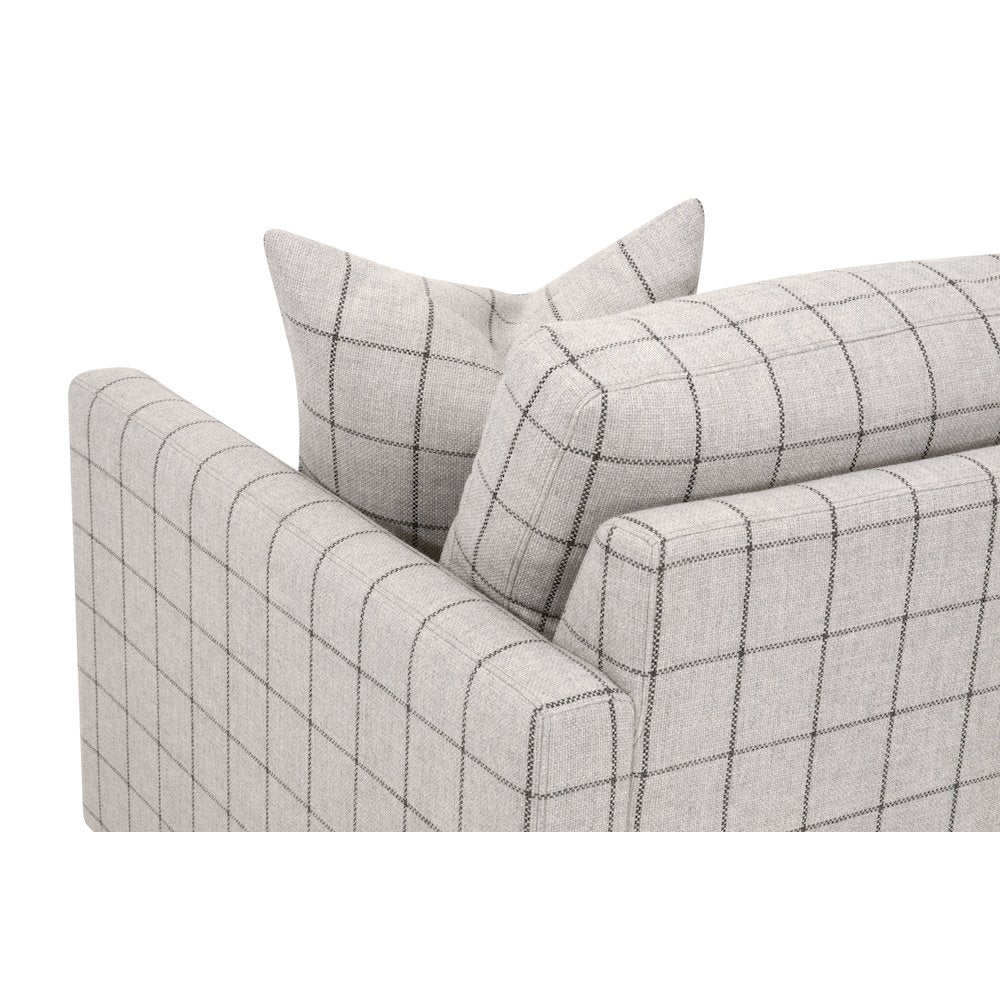Stitch & Hand - Upholstery Transitional Clara Slim Arm Sofa Chair