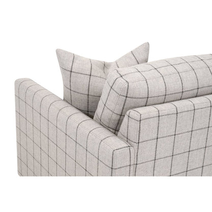 Stitch & Hand - Upholstery Transitional Clara Slim Arm Sofa Chair