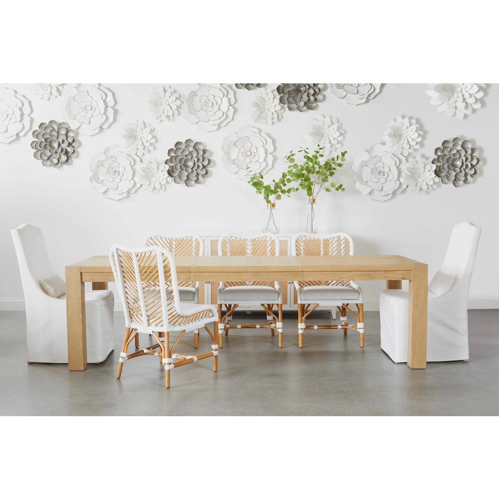 Essentials Transitional Colette Slipcover Dining Chair, Set of 2