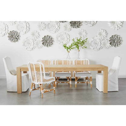 Essentials Transitional Colette Slipcover Dining Chair, Set of 2