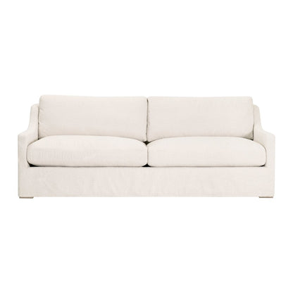 Transitional Colin Outdoor 94" Slope Arm Slipcover Sofa