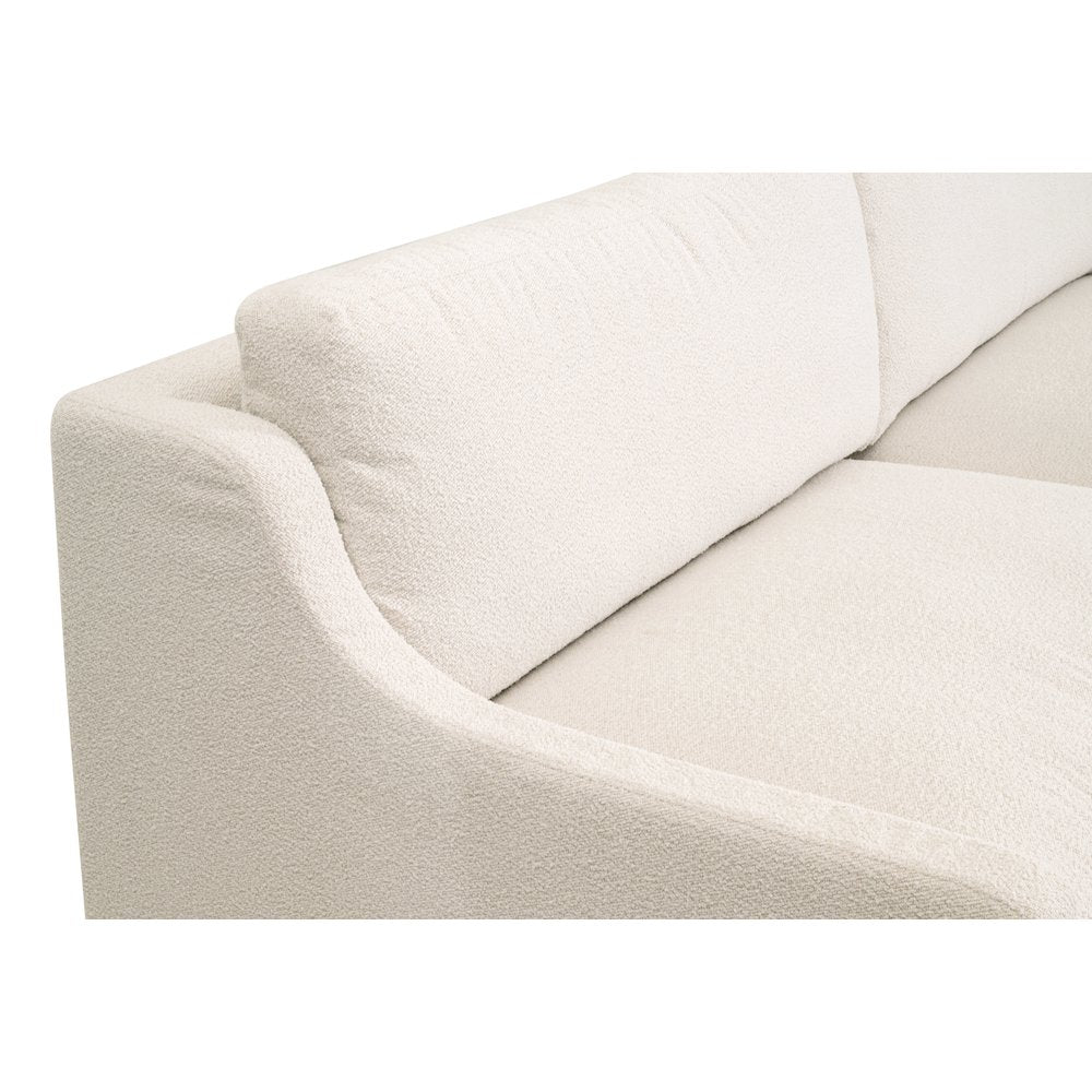 Transitional Colin Outdoor 94" Slope Arm Slipcover Sofa
