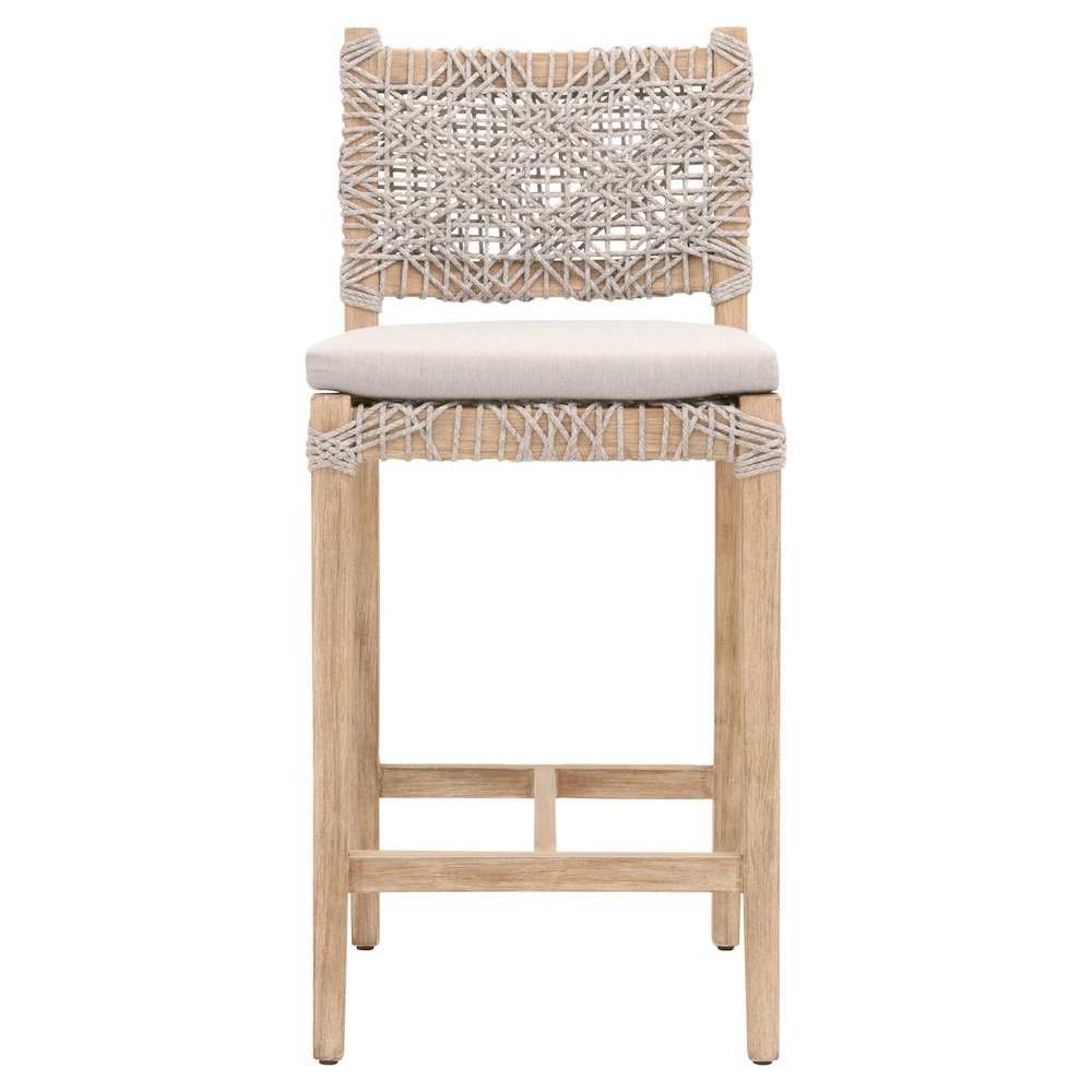 Woven Transitional Costa Counter Stool
