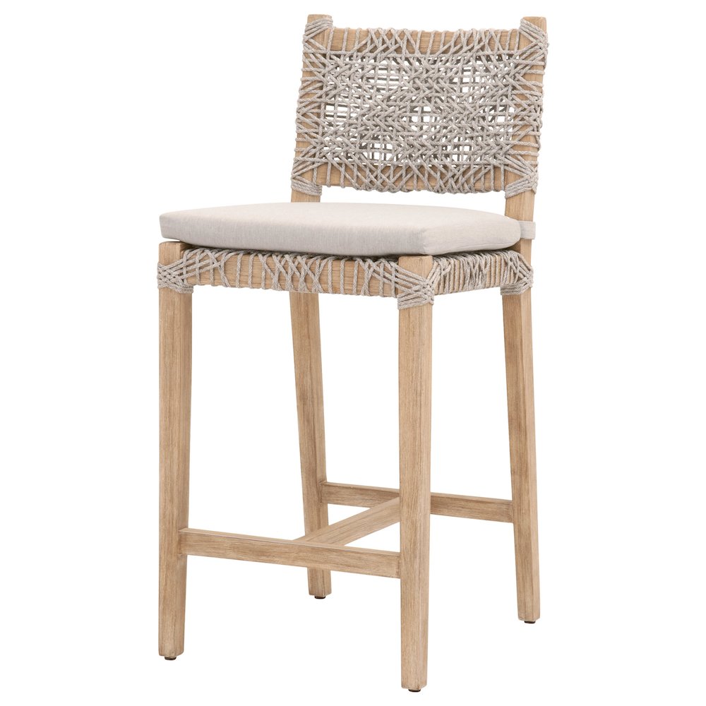 Woven Transitional Costa Counter Stool