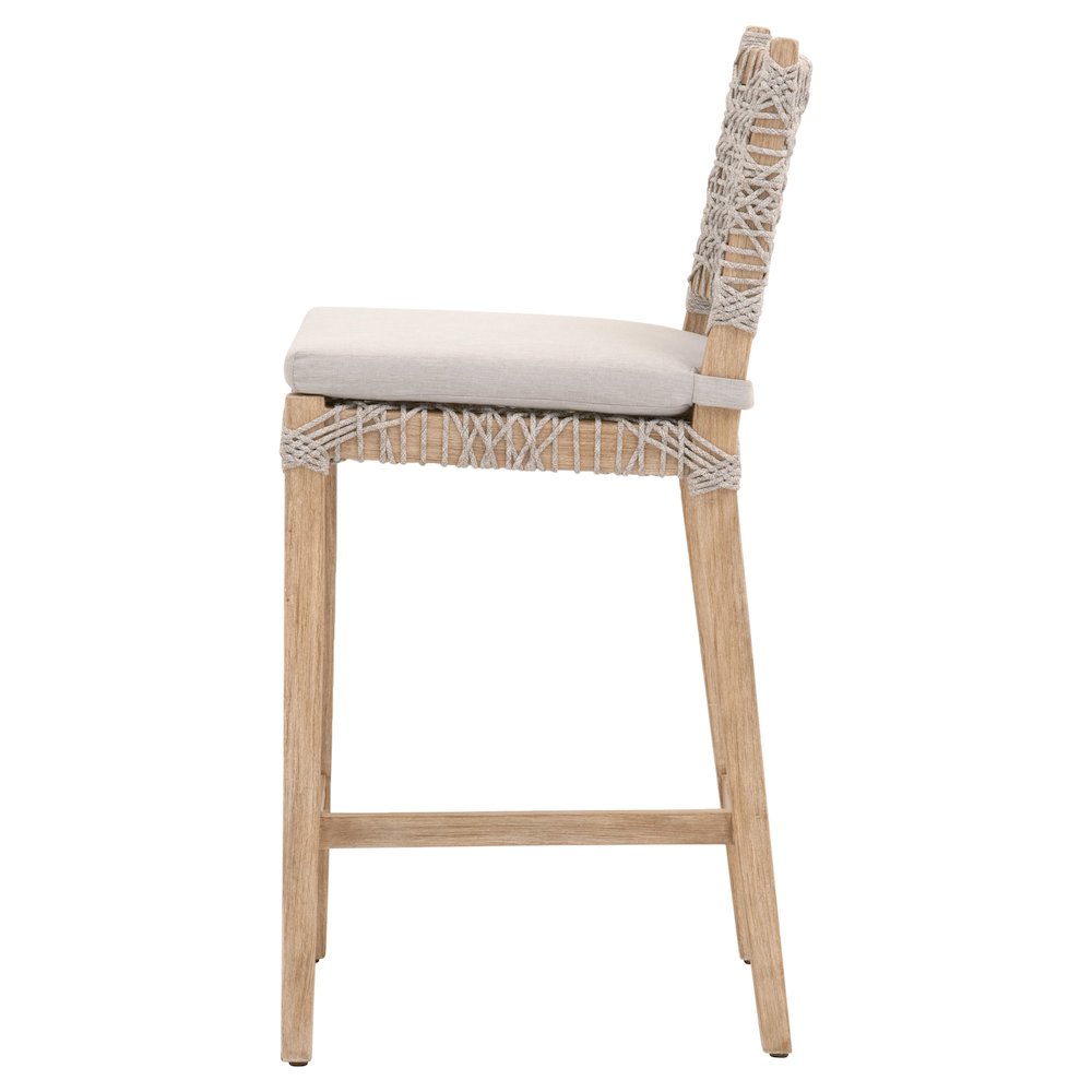 Woven Transitional Costa Counter Stool