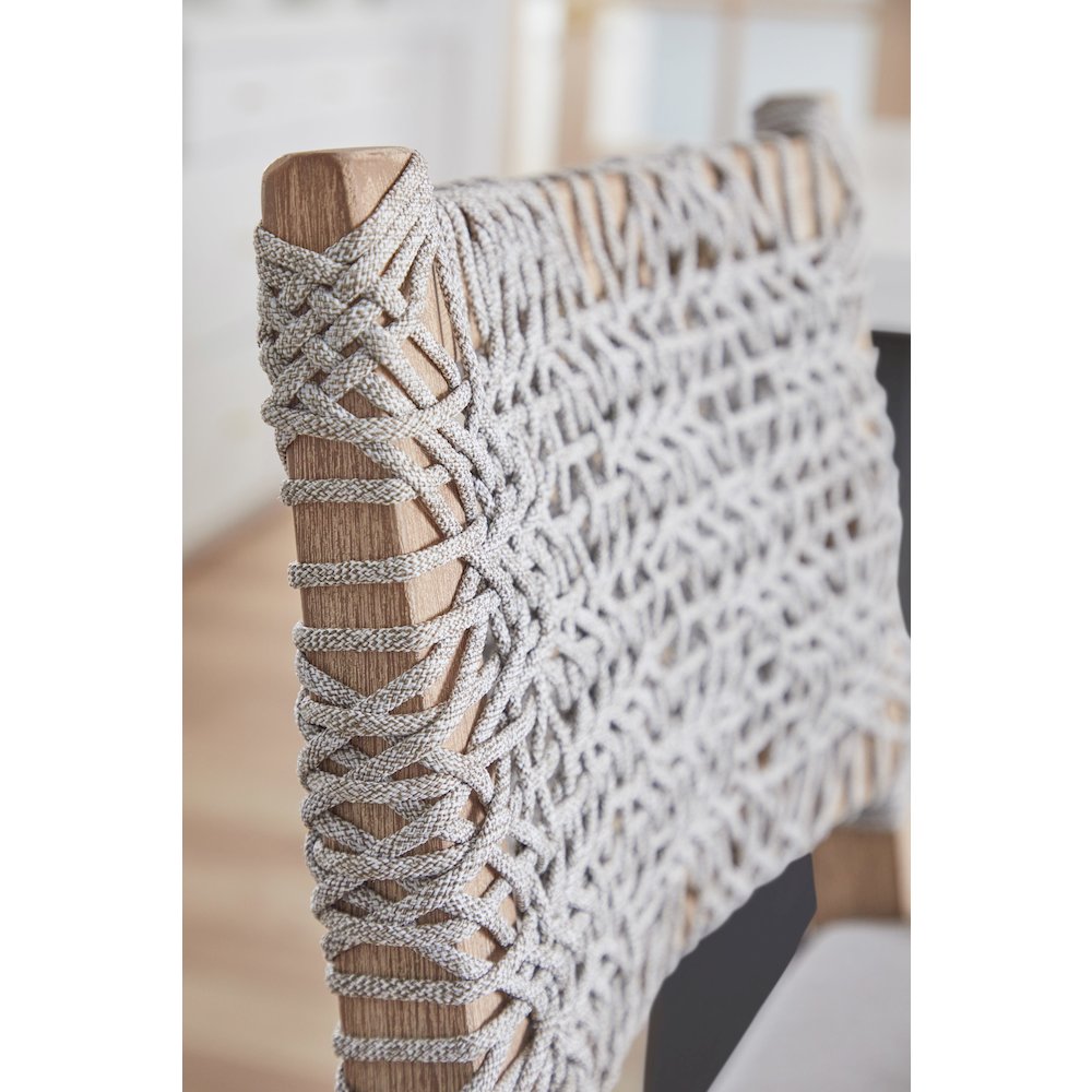 Woven Transitional Costa Counter Stool
