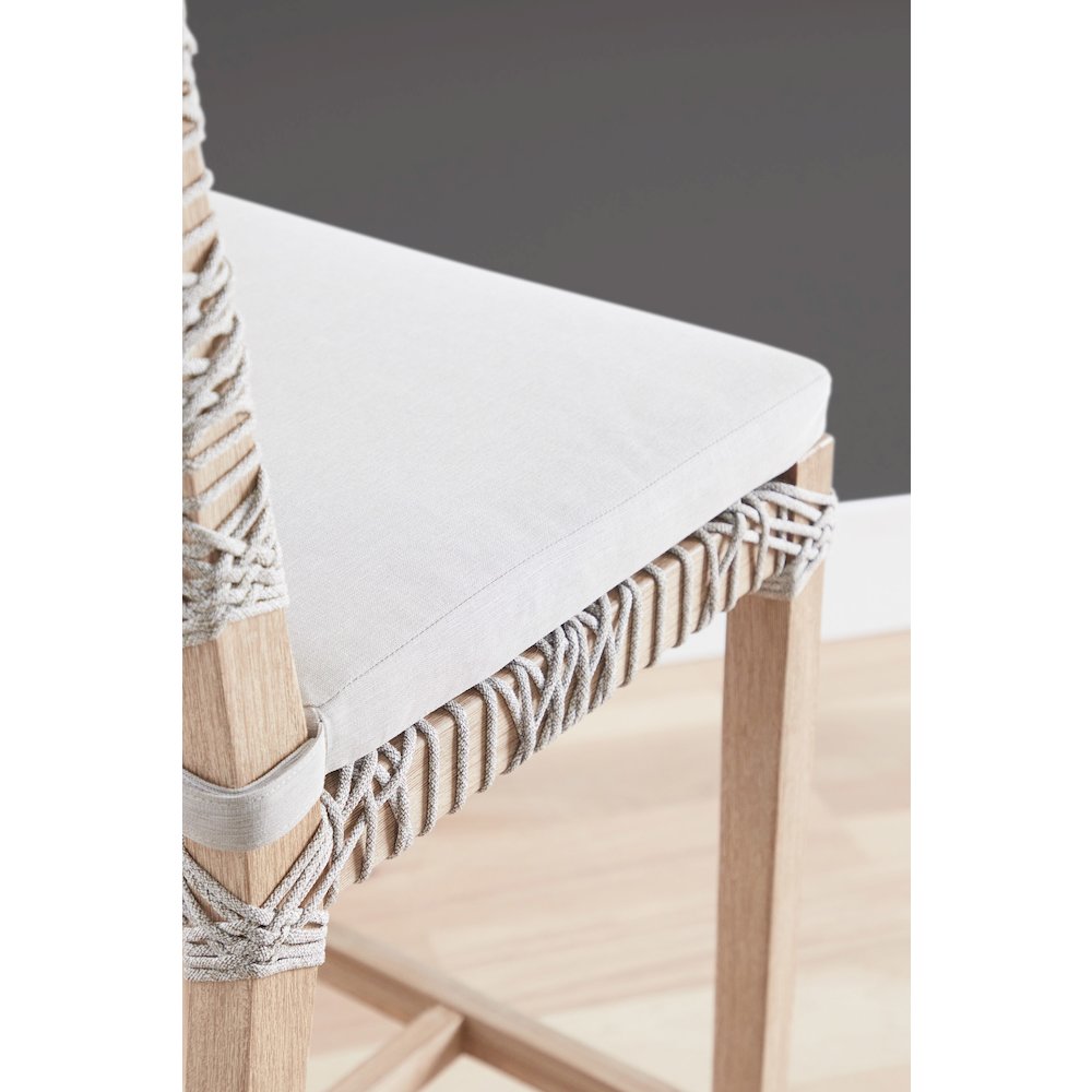 Woven Transitional Costa Counter Stool