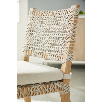 Woven Transitional Costa Dining Chair, Set of 2