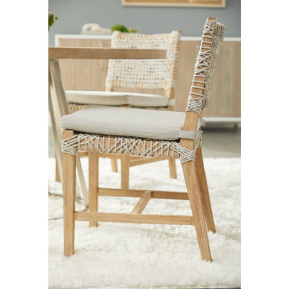 Woven Transitional Costa Dining Chair, Set of 2