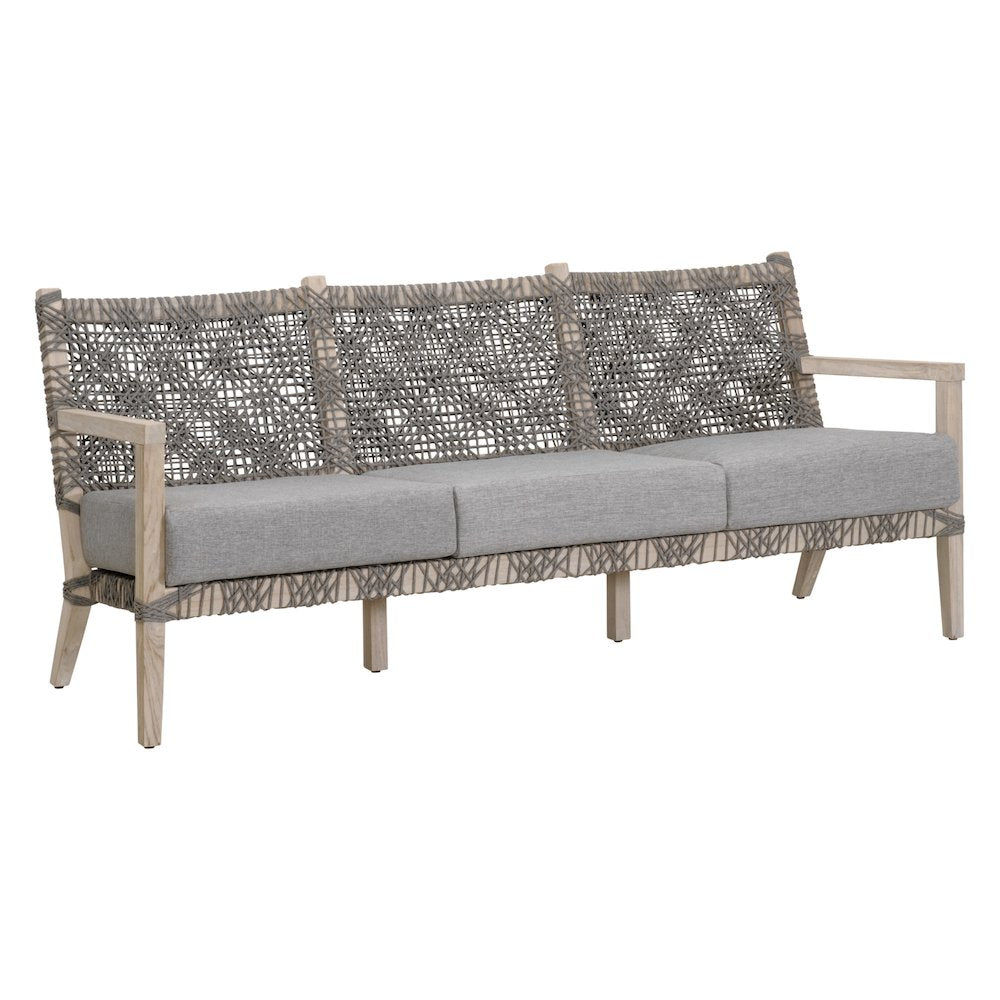 Woven - Outdoor  Transitional Costa Outdoor 77" Sofa