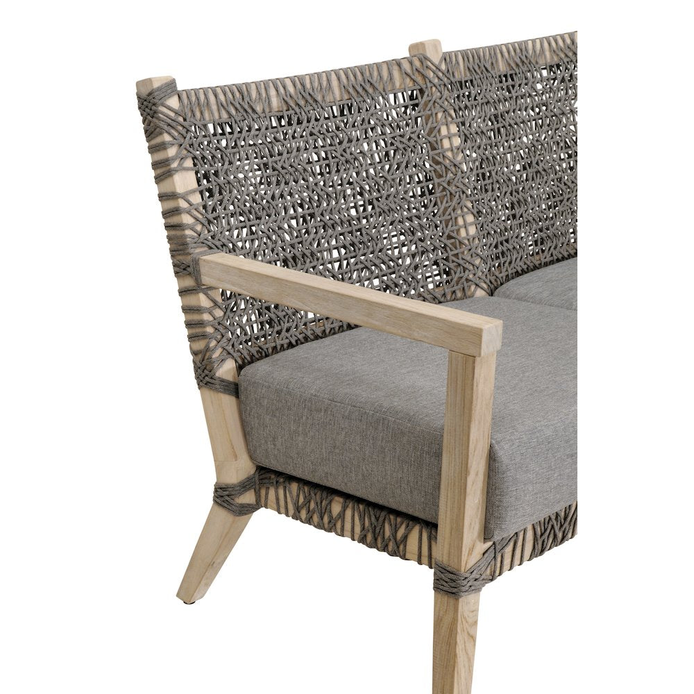 Woven - Outdoor  Transitional Costa Outdoor 77" Sofa