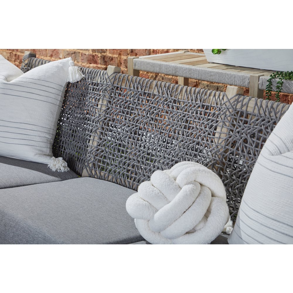 Woven - Outdoor  Transitional Costa Outdoor 77" Sofa