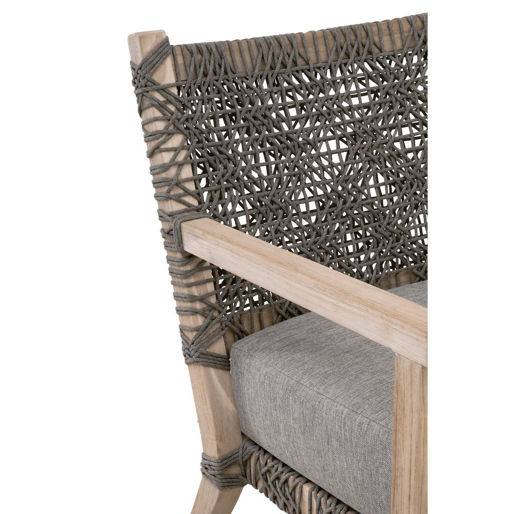 Woven - Outdoor  Transitional Costa Outdoor Club Chair