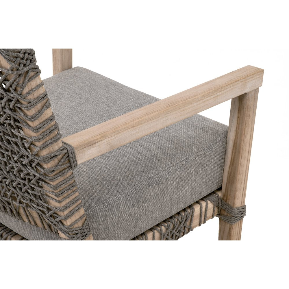 Woven - Outdoor  Transitional Costa Outdoor Club Chair