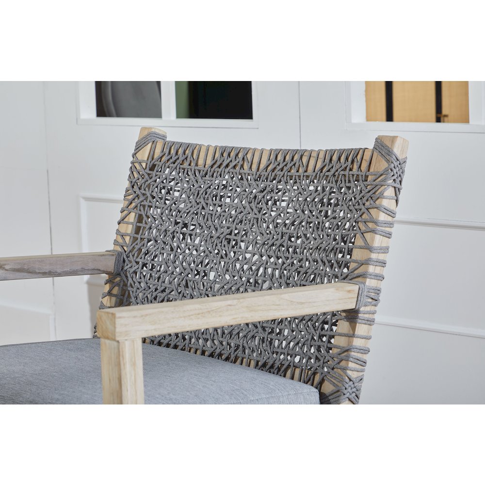 Woven - Outdoor  Transitional Costa Outdoor Club Chair