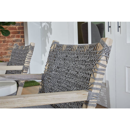 Woven - Outdoor  Transitional Costa Outdoor Club Chair