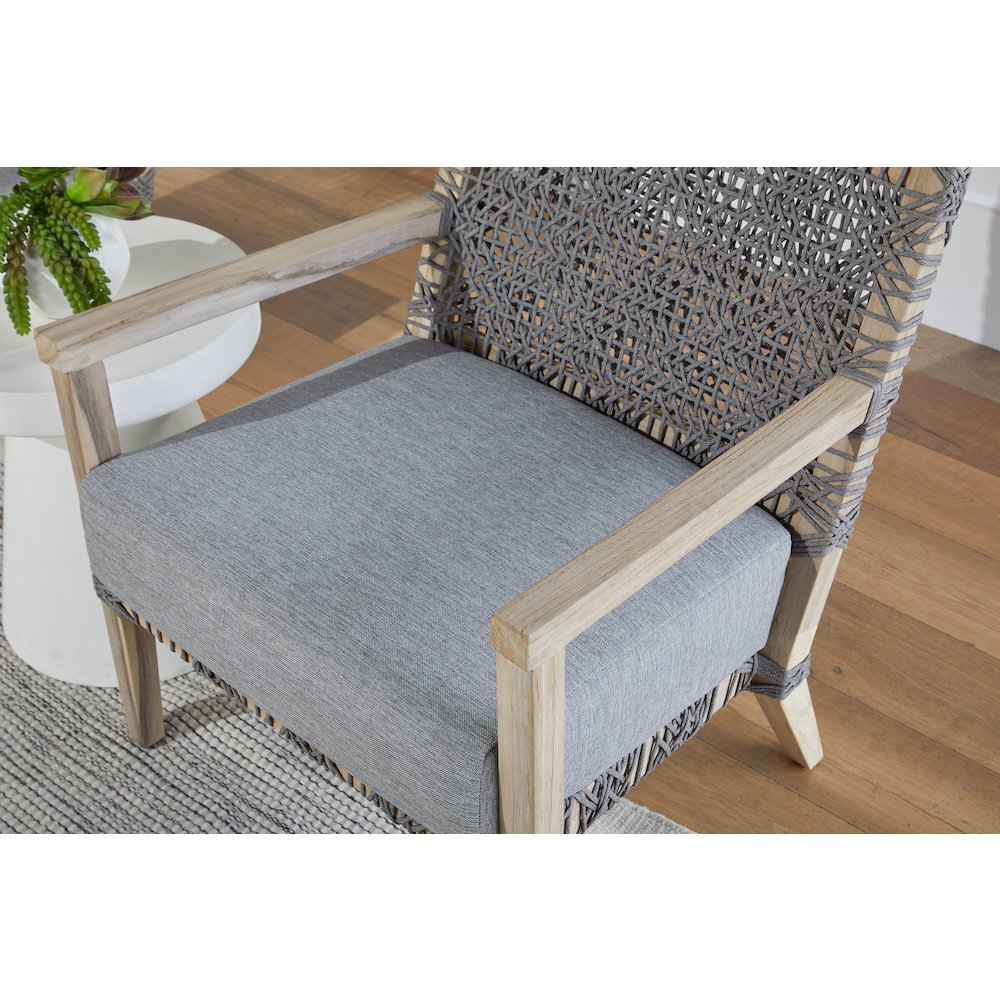 Woven - Outdoor  Transitional Costa Outdoor Club Chair