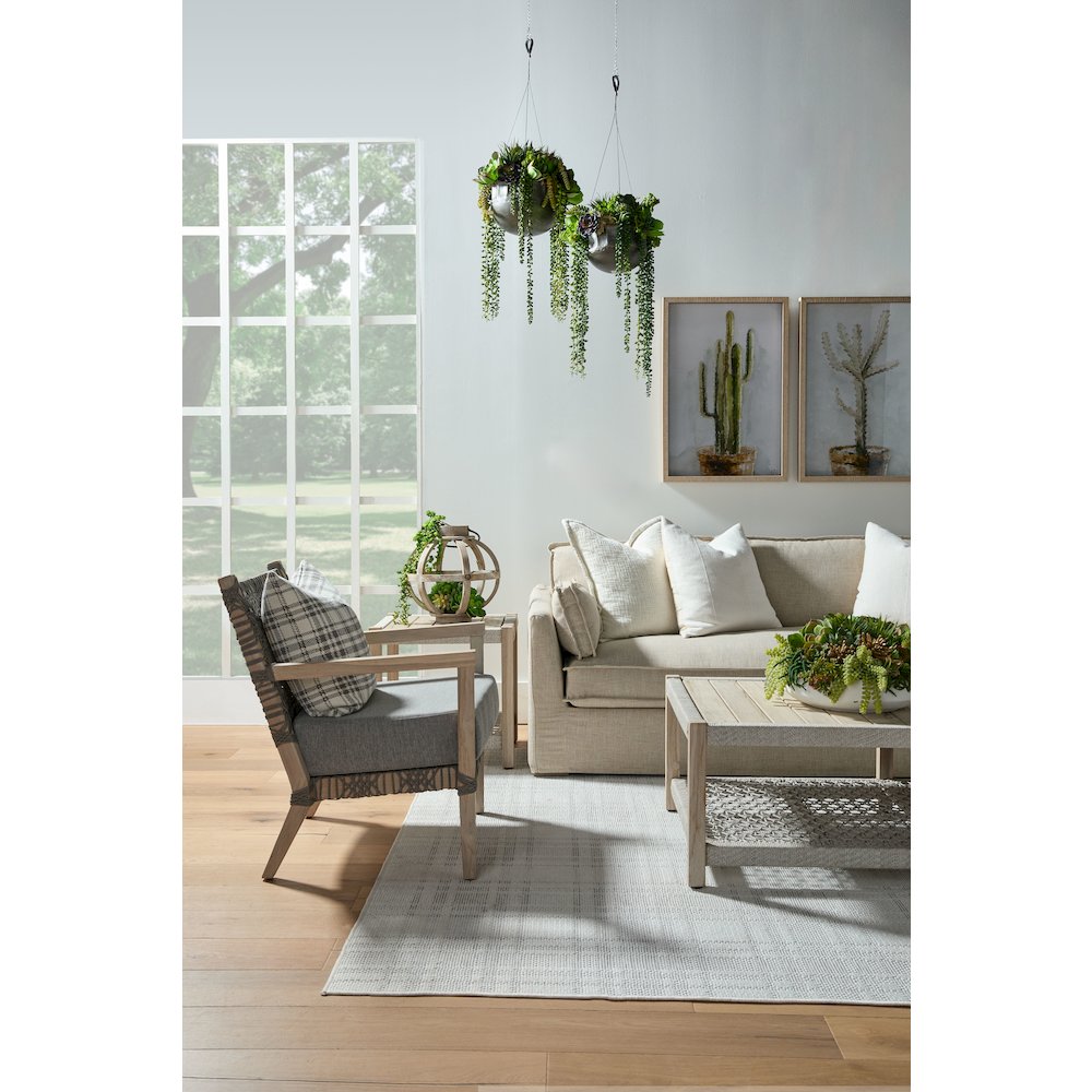 Woven - Outdoor  Transitional Costa Outdoor Club Chair