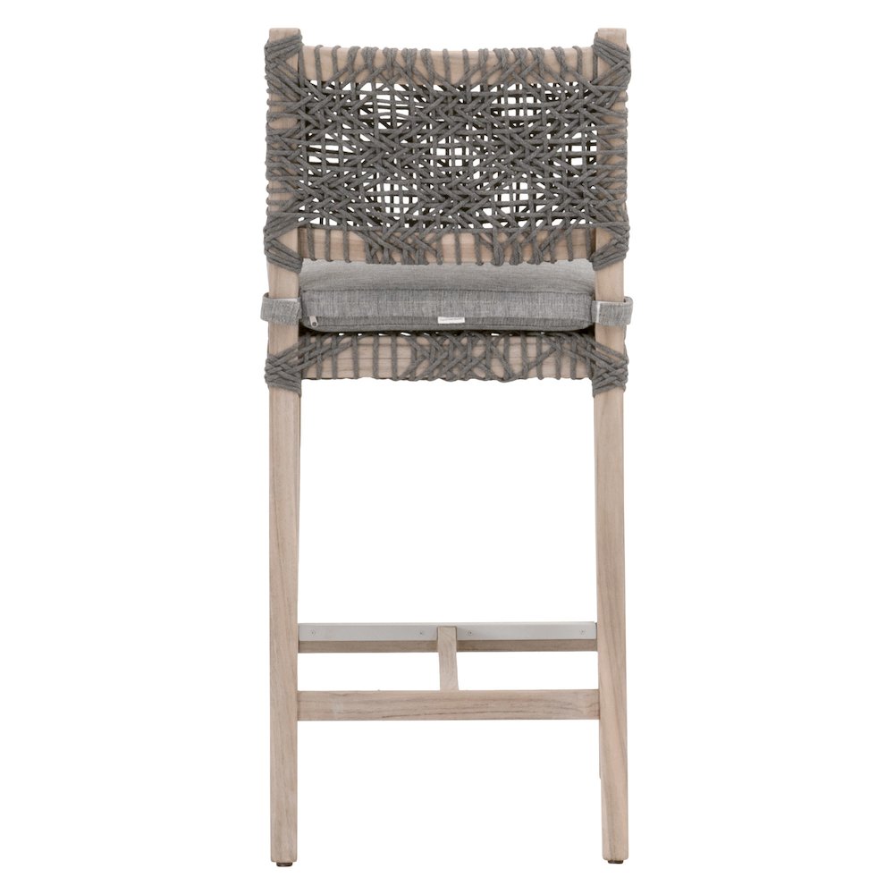 Woven - Outdoor  Transitional Costa Outdoor Counter Stool