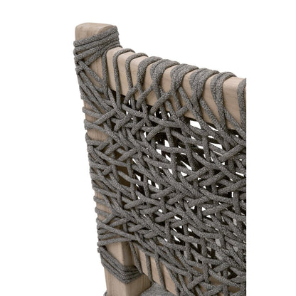 Woven - Outdoor  Transitional Costa Outdoor Counter Stool