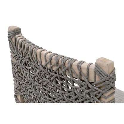 Woven - Outdoor  Transitional Costa Outdoor Counter Stool
