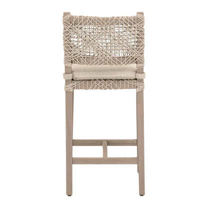 Woven - Outdoor  Transitional Costa Outdoor Counter Stool