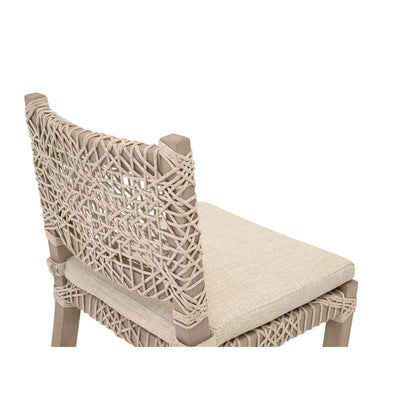 Woven - Outdoor  Transitional Costa Outdoor Counter Stool