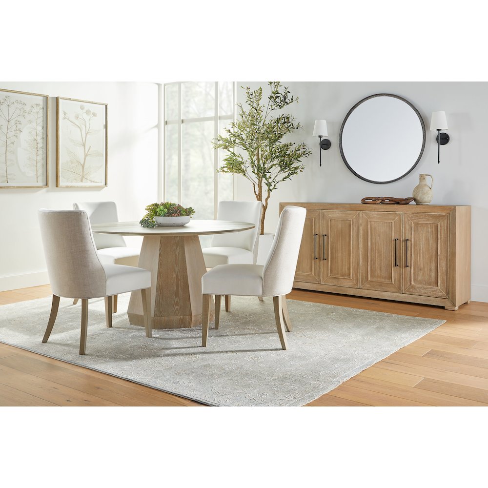 Traditions Transitional Coulter 54" Round Dining Table