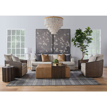 Stitch & Hand - Upholstery Transitional Dean 92" California Casual Sofa