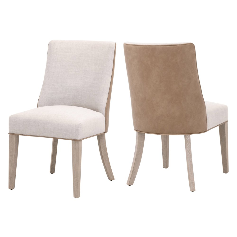 Essentials Transitional Duet Dining Chair, Set of 2